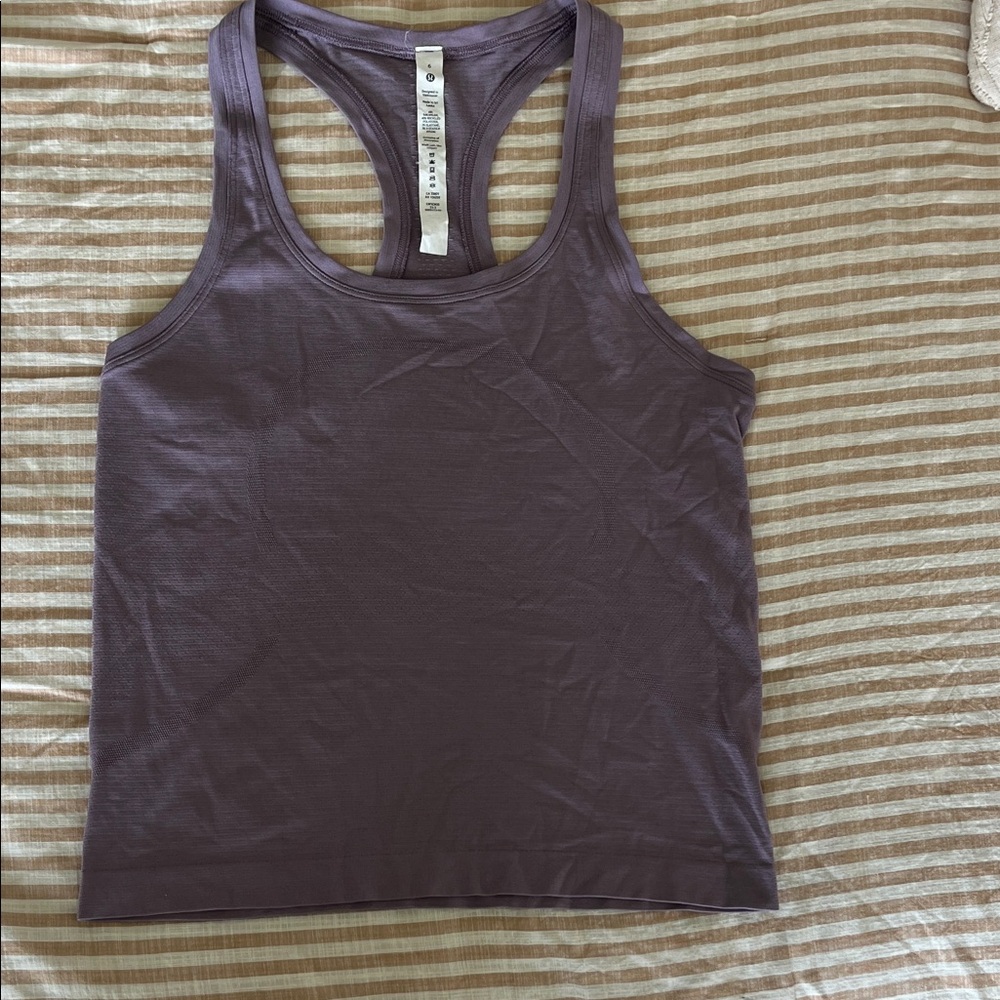 lululemon athletica Lavender Racerback Tank Top